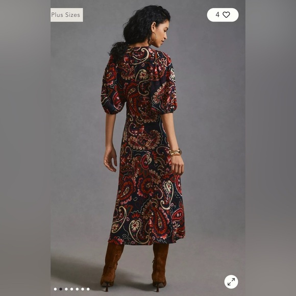 Kachel Puff-Sleeve Dress size Small - Picture 3 of 14